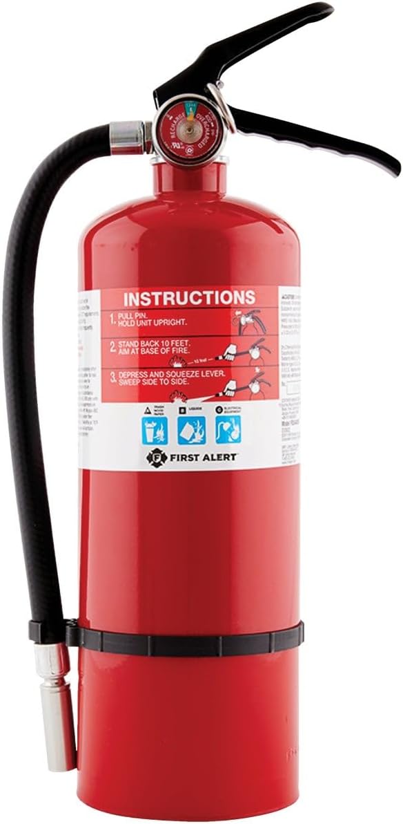 FIRST ALERT PRO5 Rechargeable Heavy Duty Fire Extinguisher, UL RATED 3-A:40-B:C - Image 5