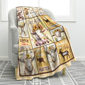 Jekeno Goat Sheep Gifts Blanket, Soft Cozy Plush Throw Blanket 50"x60" by Jekeno