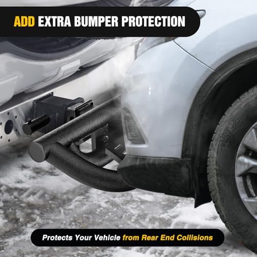 Nilight Drop Hitch Step 2" Receiver Universal for Pickups Trucks SUVs ATVs