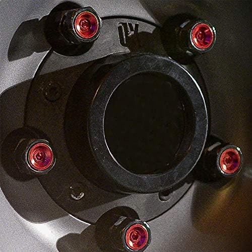 Dorman 712-X95E Wheel Nut Cap, Red Aluminum, 20 Pack
