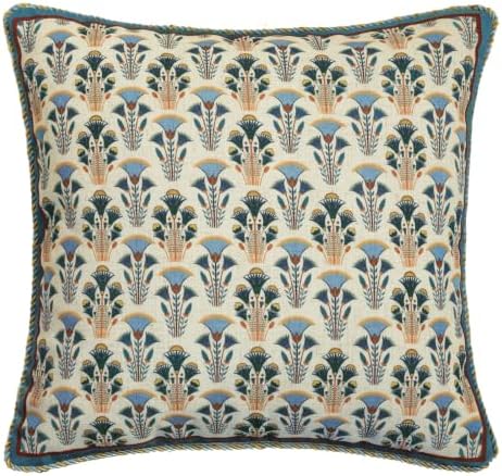 patdrea Designer French Vintage Square Throw Pillow Cover,18"x18" by patdrea