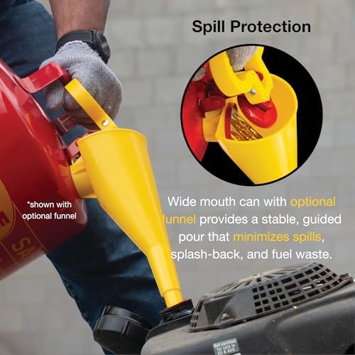 Eagle 5 Gallon Type I Red Safety Gas Can for Gasoline - Image 4