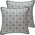 patdrea Designer Vintage Elegant Throw Pillow Cover,18"x18",Set of 2 by Welcometopatdrea