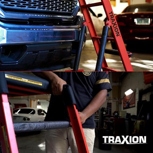 Traxion New Quality Economy Topside Creeper 3-106 with expanded Metal Steps and Velcro Stomach Pads with Tool Loops - Image 6