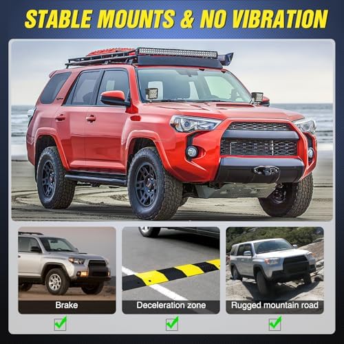 Nilight Ditch Light Brackets for Toyota 4Runner 2009-2023 Tundra 2007-2021