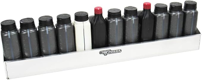 Pit Posse 443 Oil Shelf 12 Quart Bottle Holder Storage Organizer Caddy 32" - Image 2