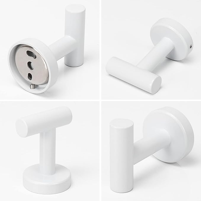 NearMoon Bath Towel Hooks- SUS 304 Stainless Steel Robe Hook Holder, Heavy Duty - Image 6