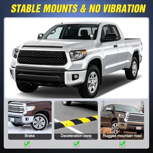 Nilight Ditch Light Brackets for Hood LED Pods on Toyota Tundra 2014-2021