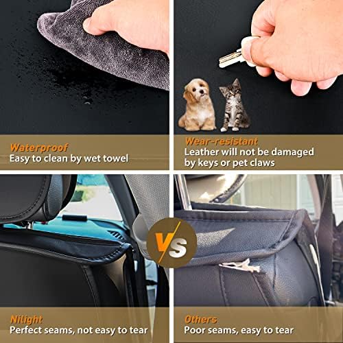 Nilight 5 Car Seat Covers Universal Fit for Civic Corolla Accord Camry