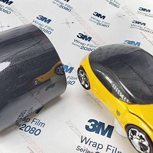 3M 1080 G212 Gloss Black Metallic 5ft x 75ft (375 sq/ft) Car Wrap Vinyl Film