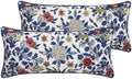 patdrea Designer Vintage French Throw Pillow Cover,12"x28",Set of 2 by patdrea