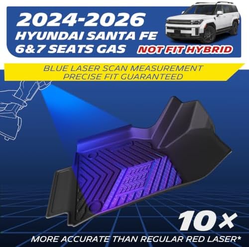 Michelin Vehicle Mats for 2024-2026 Hyundai Santa Fe Gas 6&7 Seats