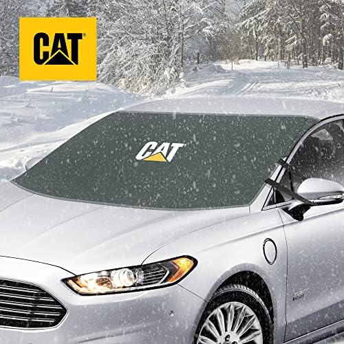 Cat® Car Windshield Cover for Ice and Snow with Anti-Theft Flaps - Toughest Ice & Frost Windshield Snow Cover All-Weather Waterproof Winter Blanket - Truck Window Protector Accessories - 78" X 43"