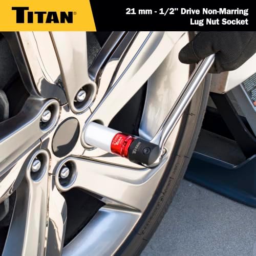 Titan 21093 1/2-Inch Drive x 21mm Non-marring Impact Deep Lug Nut Socket - Image 6