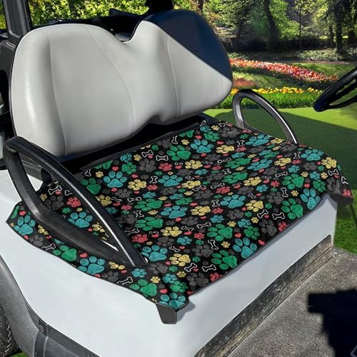 Yewattles Golf Cart Seat Cover Portable Club Car Seat Towel Universal Fit 2-Seat Golf Cart by Yewattles