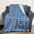 Socira Blue Funny Dachshunds Dog Blanket Throw Blanket Blue Funny Dachshunds Dog Gifts for Women Men Soft Sofa Throws for Travel Camping Bed Home Decor Car Birthday Gift 40"*50" （100 * 130cm） by Socira