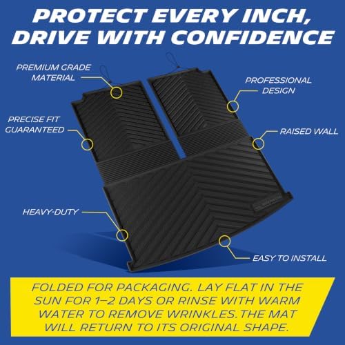 Michelin Vehicle Mats for 2018-2026 Volkswagen VW Atlas, Trunk/Backrest Mat