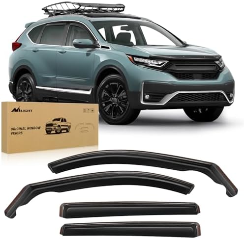 Nilight Window Rain Guards for Honda CR-V 2017-2022, in-Channel, 4PCS
