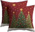 Winter Christmas Tree Pillow Covers 24x24 Set of 2 Highly Absorbent by Unknown
