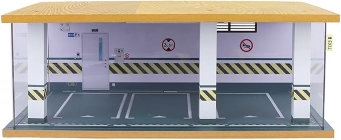 1/24 Parking Garage Model Car Garage Display Case by Unknown
