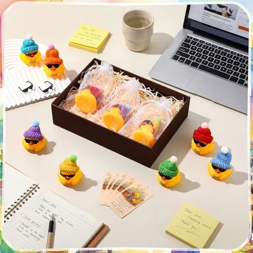 Liliful 24 Sets Adult Social Worker Gifts Rubber Ducks Party Favors - Image 4