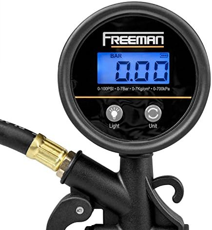 Freeman Digital Tire Inflator with LCD Pressure Gauge | FS1DTI - Image 2