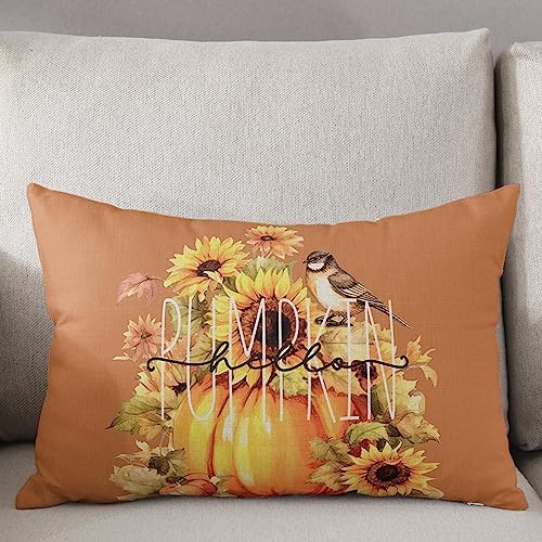 Pillow Covers 12x20 Inch Thanksgiving Soft Brushed Microfiber Pillowcases with Hidden Zipper Closure Bed Pillow Shams for Bedroom Sofa Car - Image 3