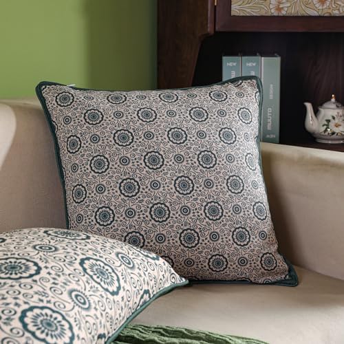 patdrea Designer Vintage Elegant Throw Pillow Cover,18"x18",Set of 2 - Image 5
