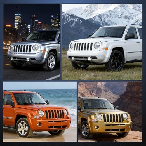 Nilight Front Turn Signals Light Clear Amber Len For 2007-2017 Jeep Patriot