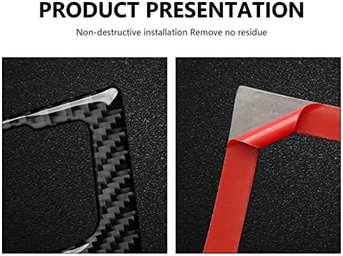 Car Air Conditioning CD Panel Decals for Audi A4 A5 S4 S5 RS4 RS5 Q5 Accessories Carbon Fiber Interior Stickers, Style C