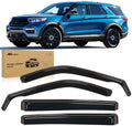 Nilight Side Window Rain Guards for 2020-2026 Ford Explorer, 4PCS