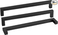 goldenwarm 35 Pack 12 3/5 Inch Black Cabinet Handles Matte Black Drawer Pulls by goldenwarm