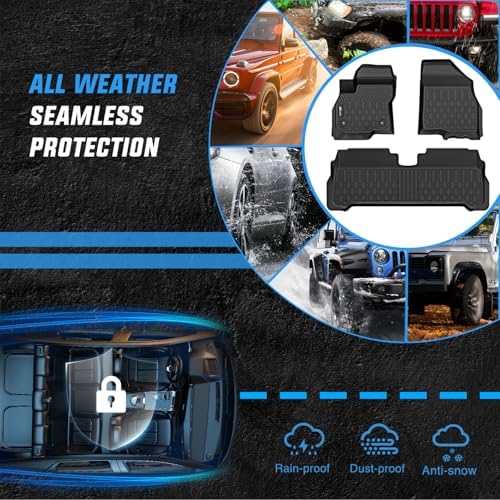 Nilight TPE Floor Mats for Chevy Bolt EUV 2022 2023 2024