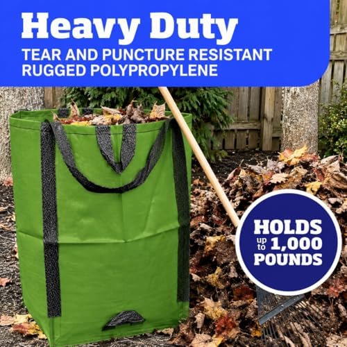 DURASACK Heavy Duty Home and Yard Bags, Moss Green - Image 4