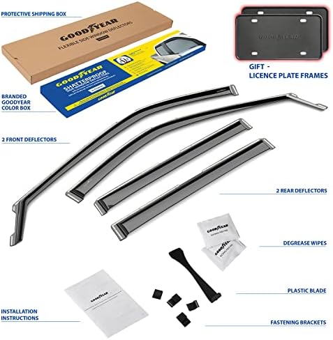 Goodyear Window Deflectors for Ford Explorer 2020-2026