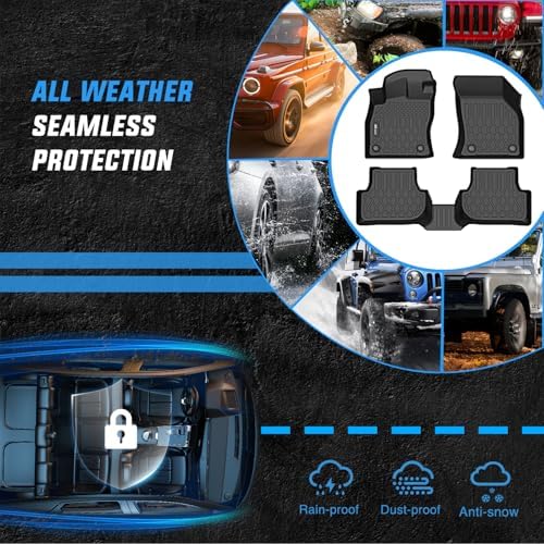 Nilight TPE Floor Mat for Volkswagen VW Golf GTI Golf R 2022 2023 2024 2025