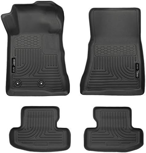 Husky Liners Weatherbeater Floor Mats | Fits 2015-2026 Ford Mustang | Front & 2nd Row, 3-pc Black - 99371