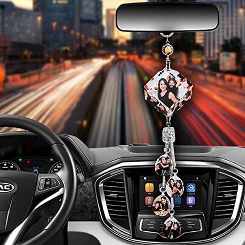 Personalized Photo Car Rear View Mirror Ornament/Bedroom Decoration Pendant/Crystal Lovely Ornament Living Room Decoration Pendant Gift - Image 3
