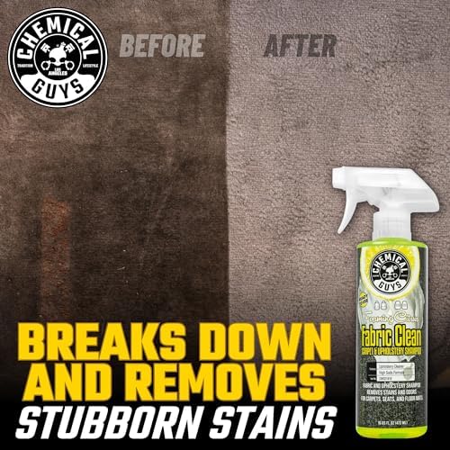 Chemical Guys, Citrus Fabric & Carpet Cleaner Spray with Brush Kit, 16 oz