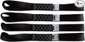 Soft Loop Tie Down Straps Black Breaking Strength 10, 000 LBS Heavy Duty 1.5 by Yuoneiy