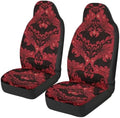 Gothic Bat Car Seat Covers Set of 2 Elastic Fabrics