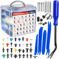 Nilight 1390Pcs Car Push Retainer Clips Auto Fasteners Kit Included 33 Most Popular Sizes Nylon Bumper Fender Rivets with 1 Fasteners Remover 10 Cable Ties for Toyota GM Ford Honda Chevy
