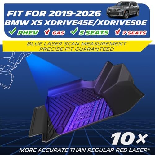 Michelin Vehicle Mats for 2019-2026 BMW X5 PHEV, 5 Seats, 7PCS