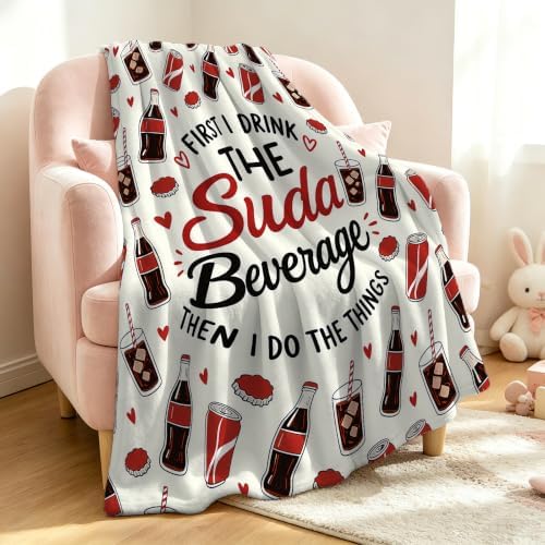 Jekeno Drinks Soda Gifts Blanket for Soda Lover 60"x50" by Jekeno