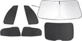 TINGLU Window Shades for Ford Mustang 2015-2023 Accessories Car Side Full by TINGLU