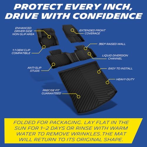 Michelin Vehicle Mats for 2015-2024 Ford Edge (4 Piece)
