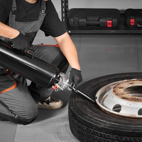 VEVOR Portable Tire Bead Seater, 2.1 Gal / 8 L Air Bead Blaster, Handheld Tire Inflator Tool, 87-116 PSI Operating Pressure, Trigger Seating Inflator for Car, Compact SUV, Light Truck, E-Bike, RV, ATV - Image 2