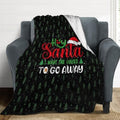 Socira Christmas Santa Blanket Throw Blanket Christmas Santa Gifts for Women Men Soft Sofa Throws for Travel Camping Bed Home Decor Car Birthday Gift 40"*50" （100 * 130cm） by Socira