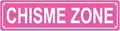 CHISME ZONE Space Metal Tin Street Sign Bar Cafe Garage Cave Home Room Wall by Unknown