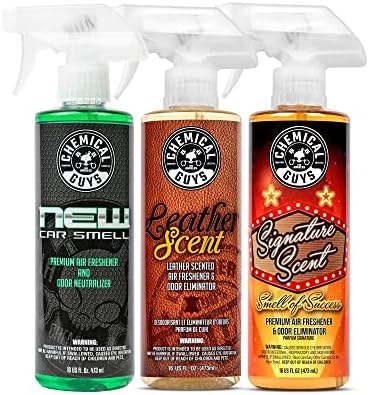 Chemical Guys Best Air Freshener Kit, 3 x 16 fl oz